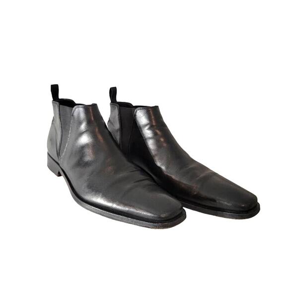To Boot New York Men's Chelsea Boots - Size 13 - Black Leather - Picture 1 of 11